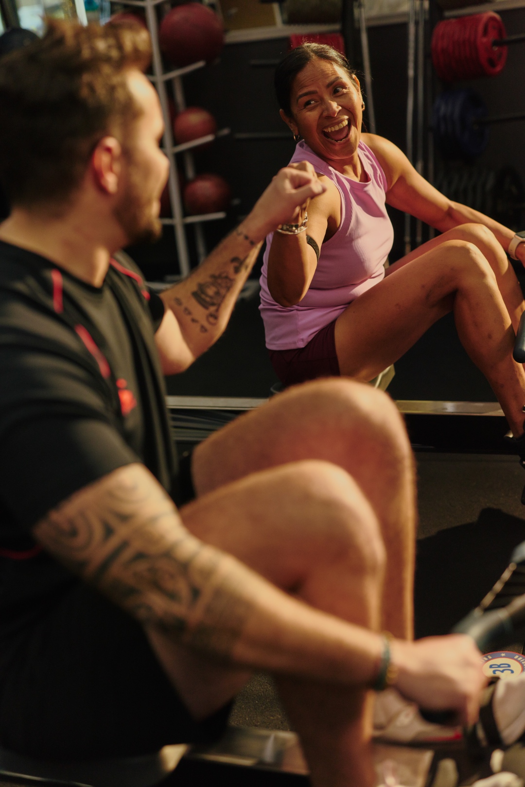 Gym equipment and group fitness environment