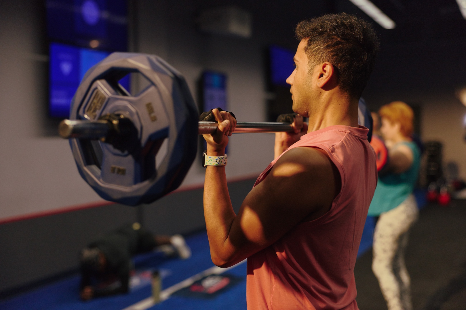 Group workout at F45 fitness studio