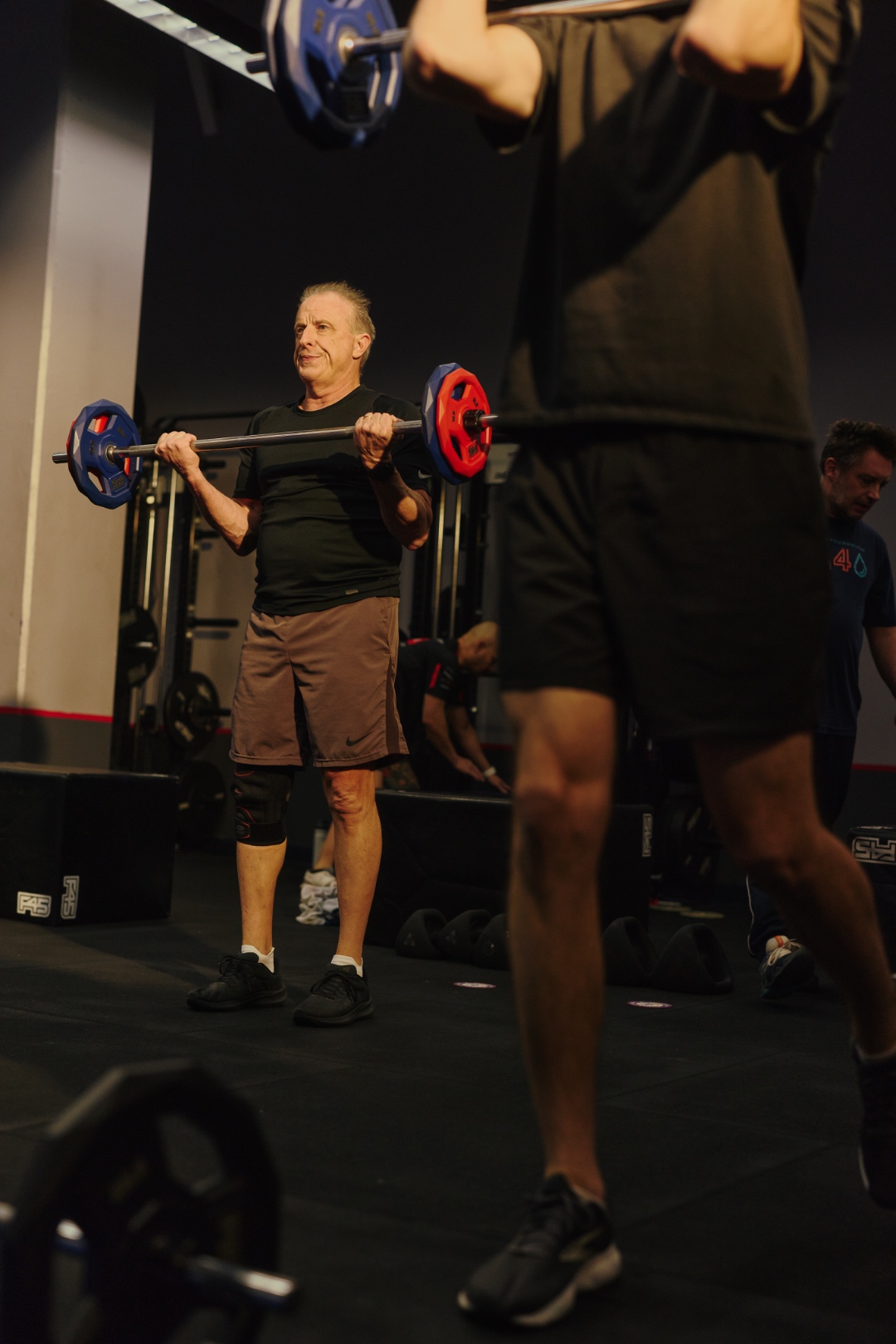 Group fitness workout class at The Domain Austin